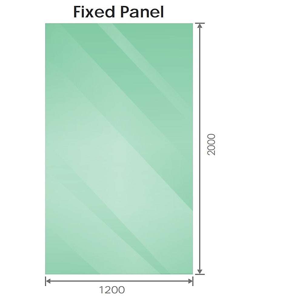 Premium 120x100cm Frameless Corner Shower Screen with Gold Brackets & Stainless Steel Hinges - Square Double Pull Handle for Modern Bathroom Design - Perfect for Luxurious Spa-Like Shower Experience