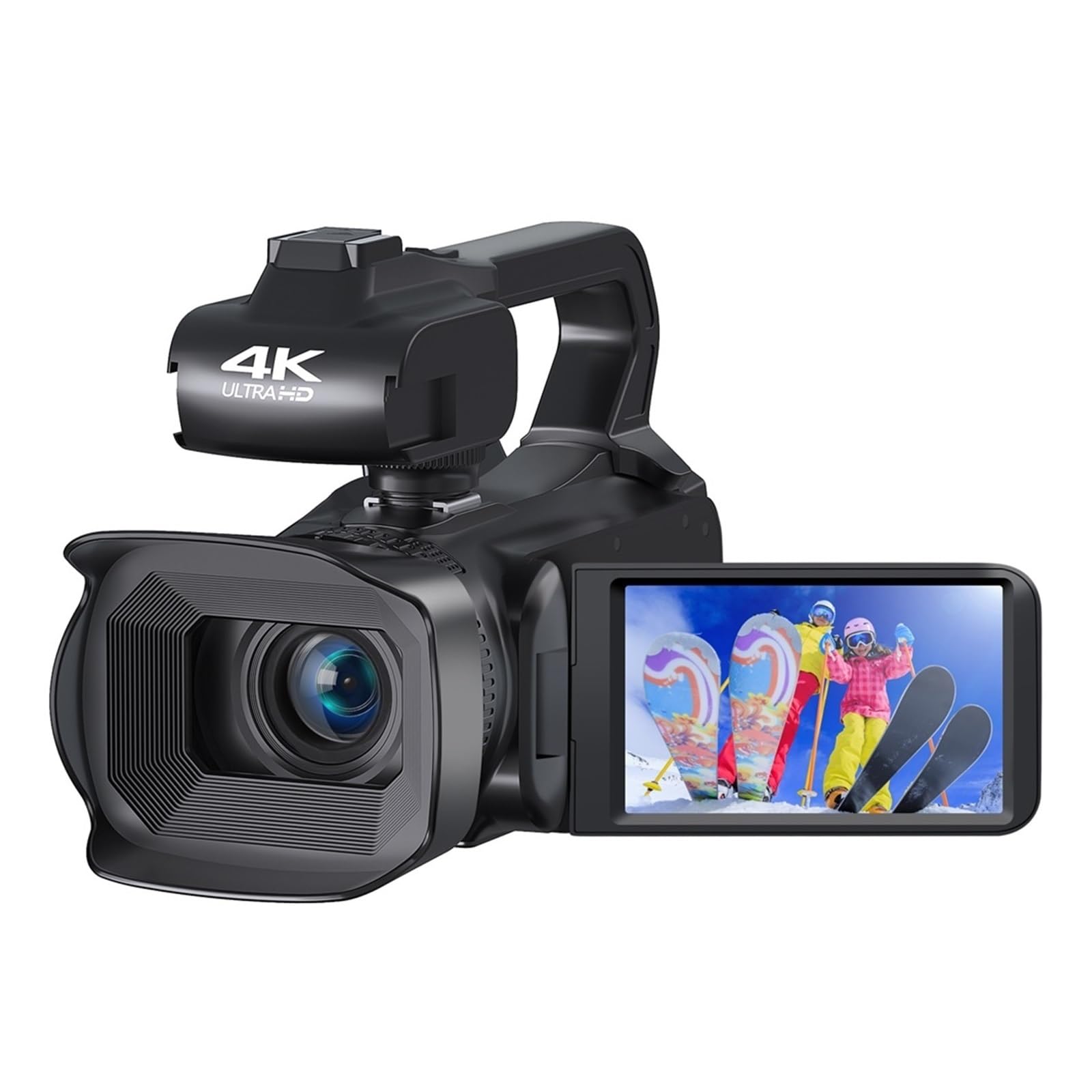4K 60FPS Digital Camcorder with 64MP & 18X Zoom - MZZYG Touch Screen Vlog Camera for YouTube Live Streaming, Webcam & Travel Recording (Includes 128GB SD Card) | Perfect for Vlogging, Video Conferencing & Outdoor Adventures