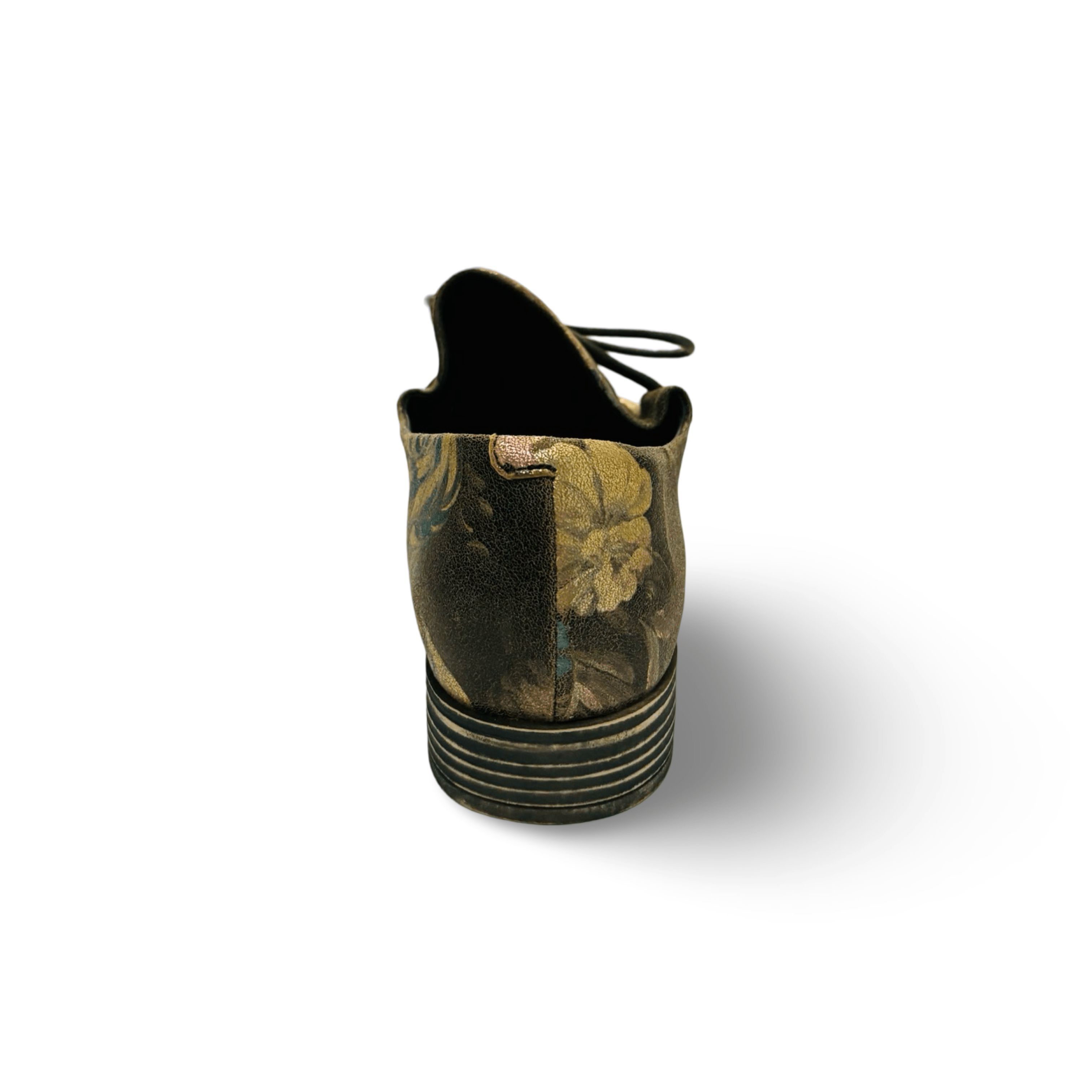 Kotty Blue Metal Floral Flat Shoes for Women - Elegant Casual & Party Footwear - Comfortable Walking Shoes for Daily Wear, Office, and Special Occasions