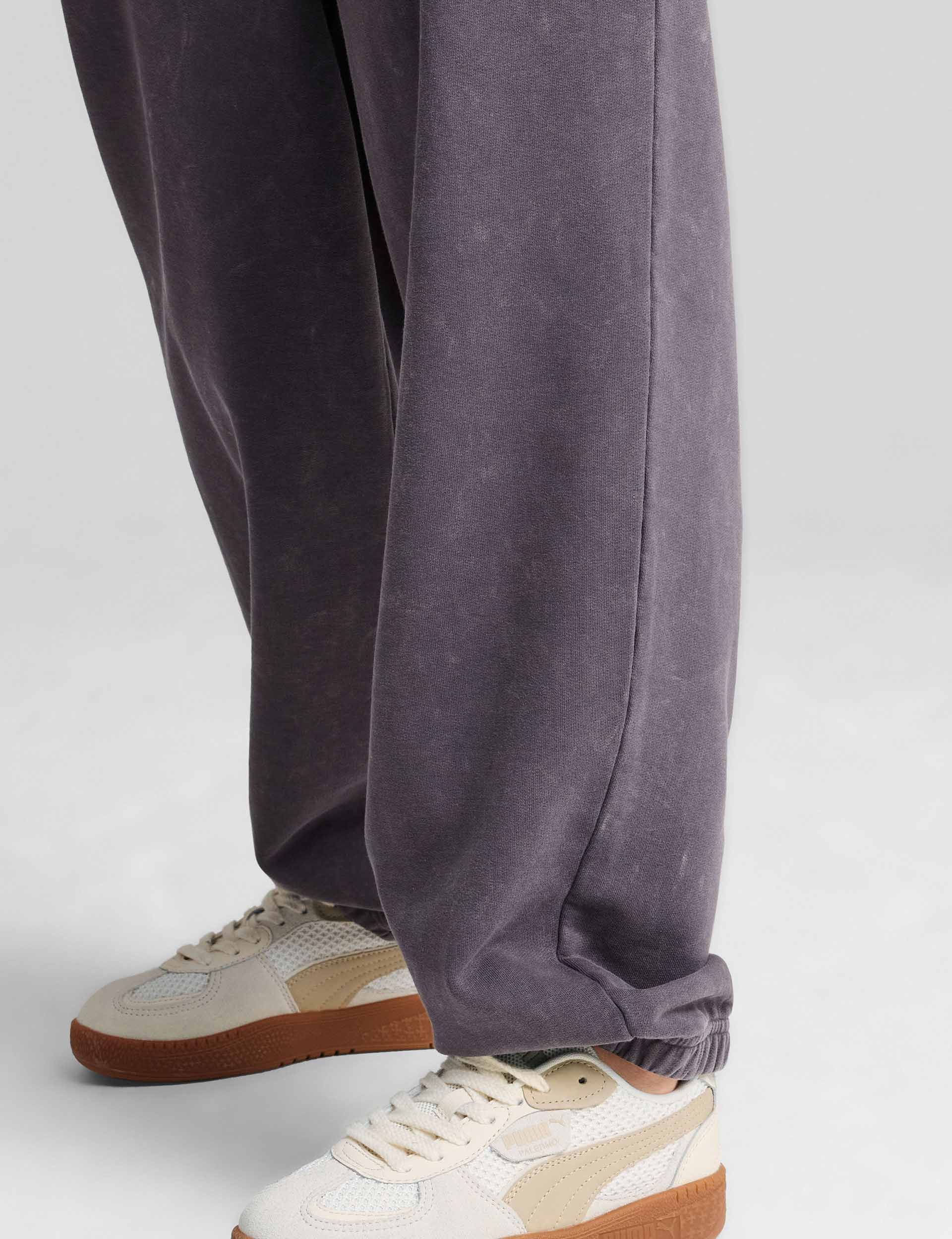 DARE TO Relaxed Washed Pants - Galactic Grey | Comfortable Casual Trousers for Men & Women | Perfect for Everyday Wear, Travel & Lounge