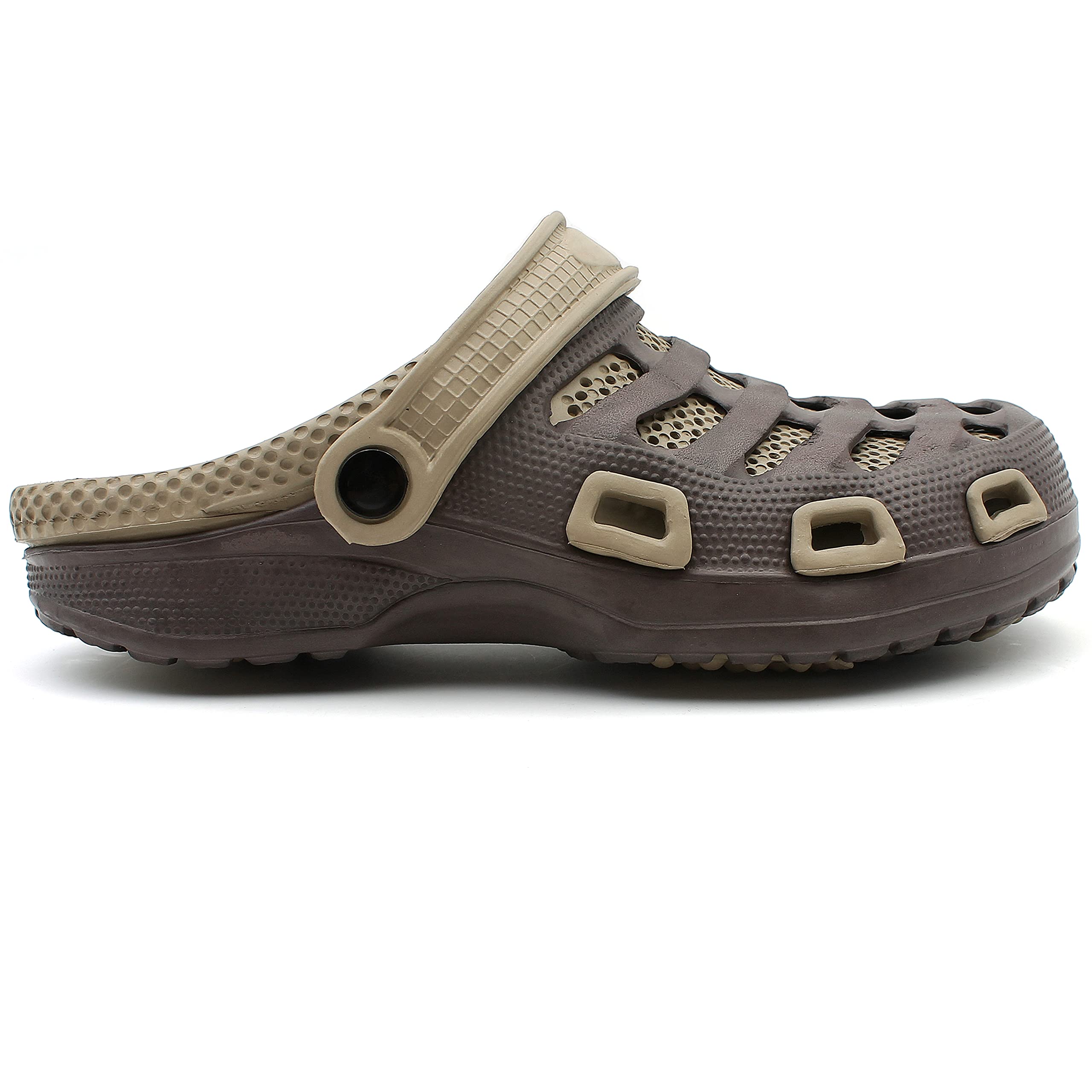 Men's Garden Clogs Shoes - Breathable Two-Tone Summer Sandals & Slippers for Beach, Backyard, Poolside Relaxation - Perfect for Outdoor, Casual Wear & Water Activities
