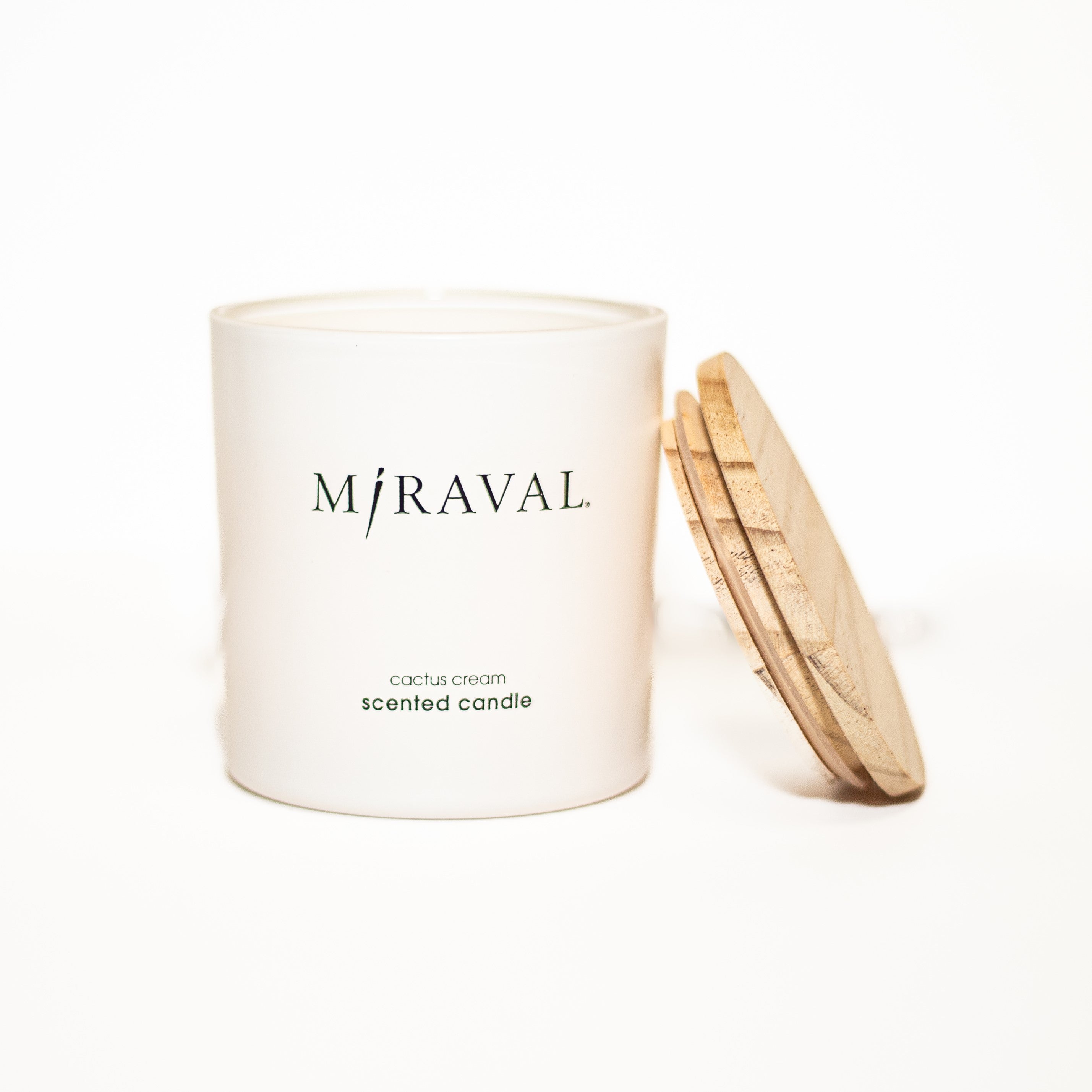Miraval Cactus Cream Scented Soy Wax Candle - Long Lasting Aromatherapy for Home, Spa & Relaxation