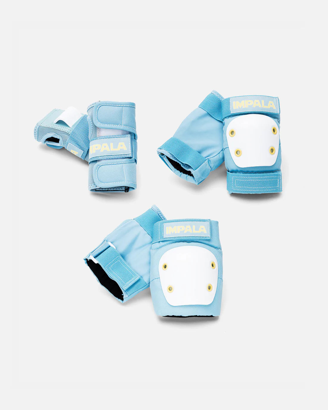 Impala Protective Pack Sky Blue for Kids - Durable Safety Gear for Skateboarding, Scooter Riding & Outdoor Play