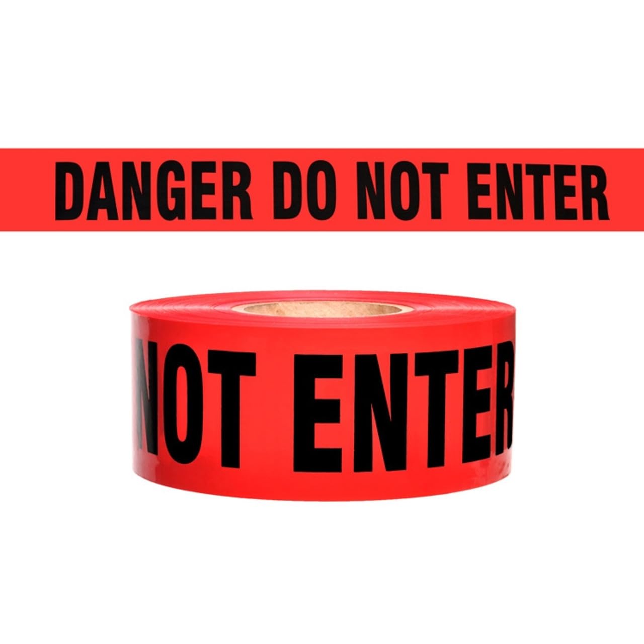 ATERET Premium Danger Do Not Enter Tape 12-Pack - 3 inch x 1000 Feet Heavy Duty Hazard Safety Tape | Construction Barrier Tape for Hazardous Areas | Perfect for Halloween Decorations, Parties & Work Site Safety