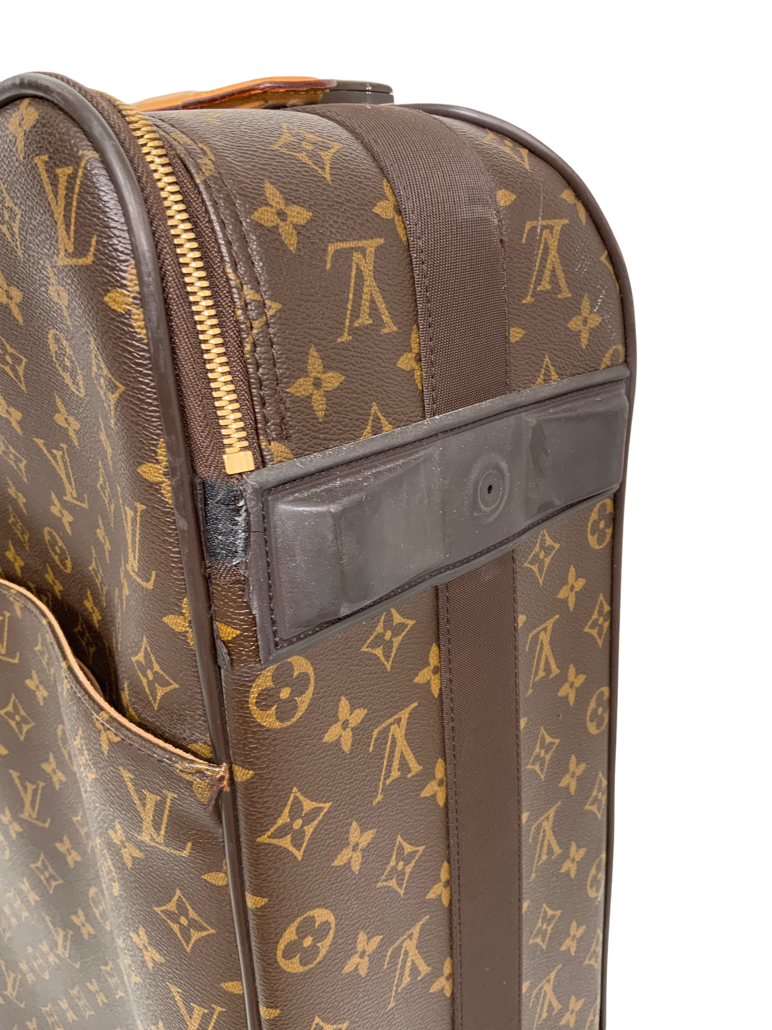 Louis Vuitton Pegase 50 Monogram Canvas Rolling Suitcase - Luxury Travel Luggage for Business Trips & Vacations | Spinner Wheels, TSA Lock & Durable Design