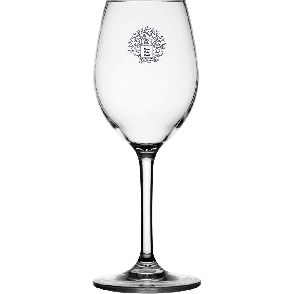 Premium 18104C Non-Slip Wine Glasses Set of 6 - Shatterproof & Dishwasher Safe Stemware for Parties, Weddings, and Outdoor Dining