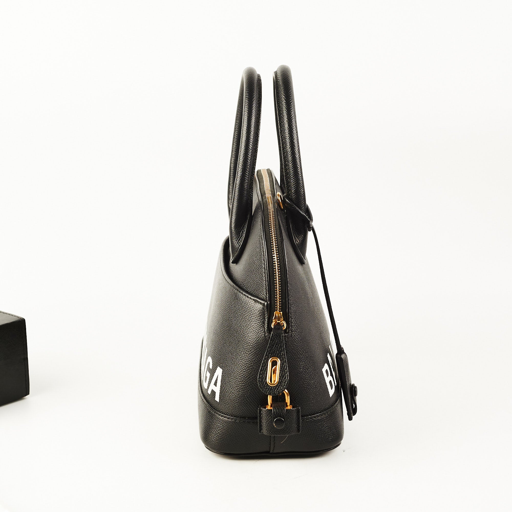 Balenciaga Small Ville Top Handle Bag Black | Luxury Designer Handbag for Women | Perfect for Work, Evening & Travel