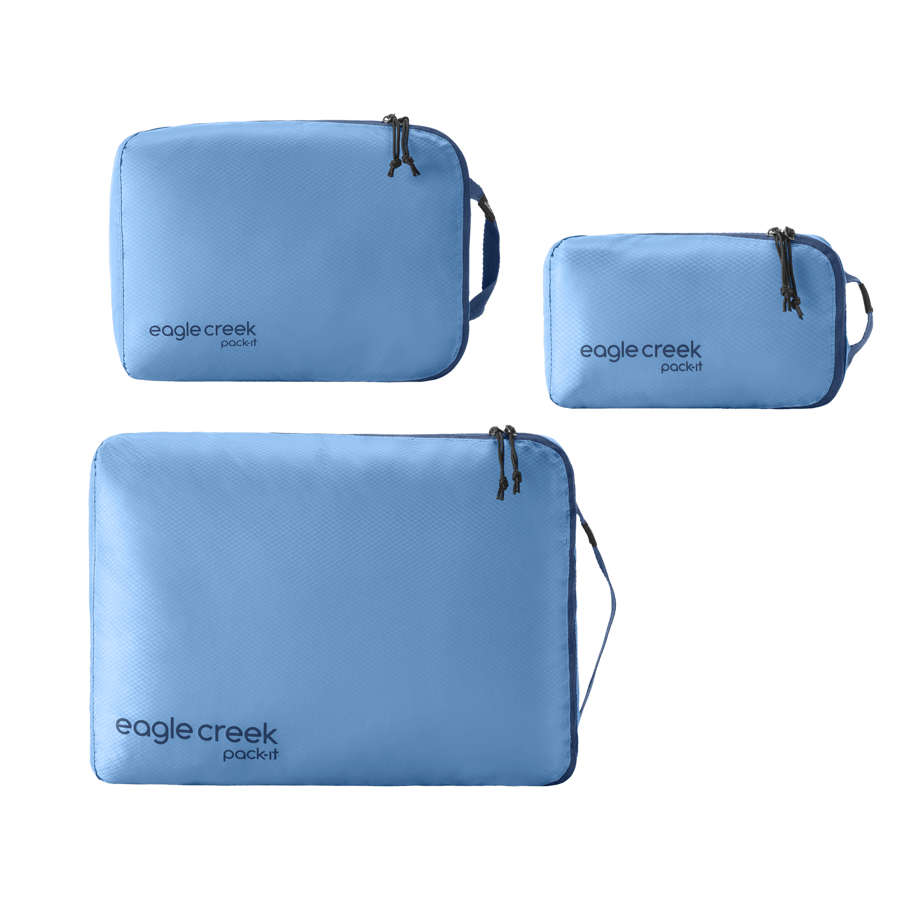 Eagle Creek Pack It Isolate Cube Set - XS/S/M Sizes - Waterproof Compression Packing Cubes for Travel & Backpacking - Organize Luggage & Suitcase Like a Pro
