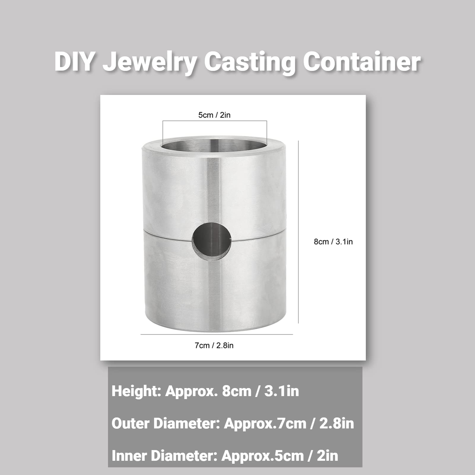 High-Temperature Metal Jewelry Casting Melting Pot - Durable Sandbox Crucible for Jewelry Making & Repair - Perfect for DIY Gold, Silver, Copper Casting - Ideal for Home Studios & Professional Jewelers