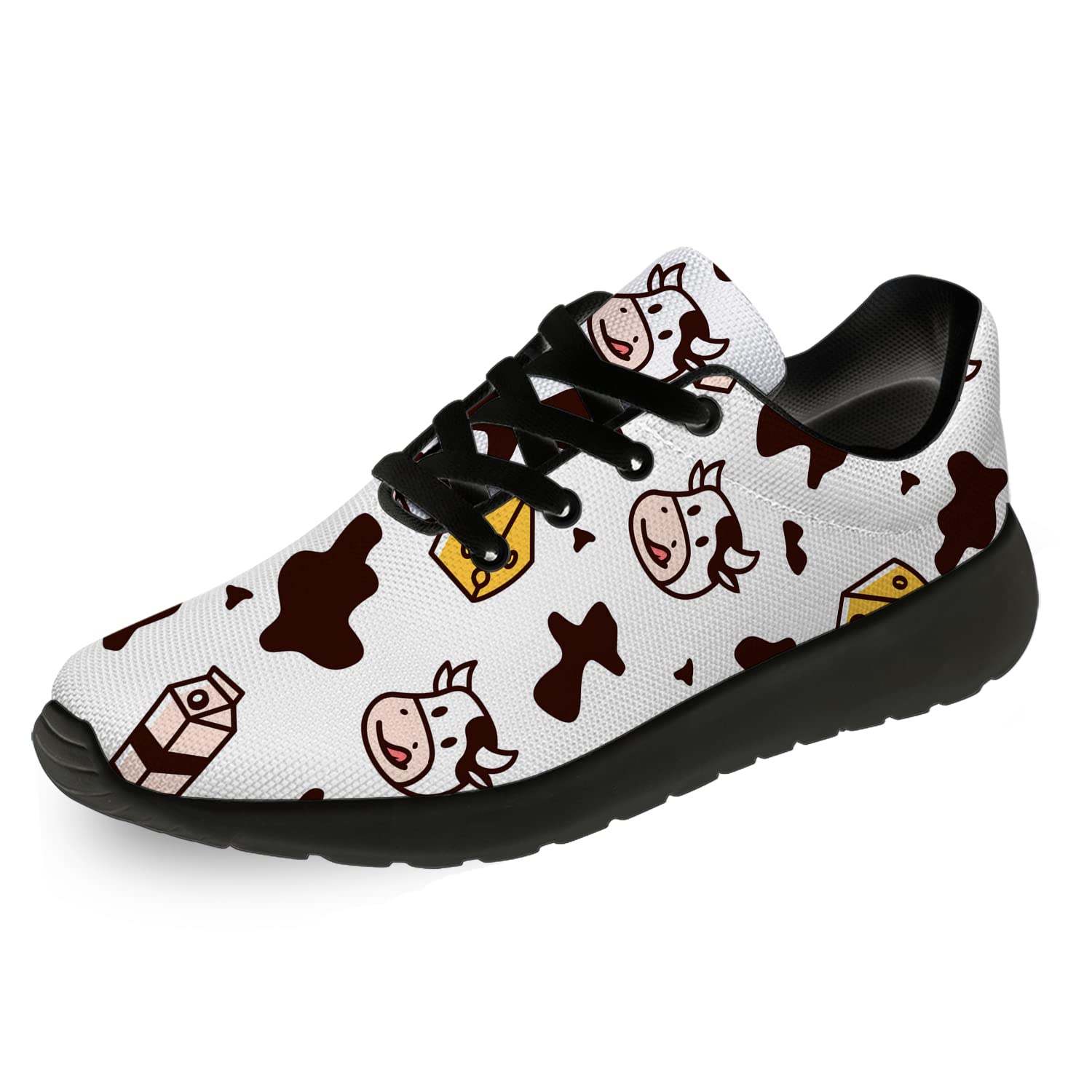 **Men's & Women's Cow Leather Running Sneakers - Breathable Comfortable Athletic Tennis Jogging Walking Shoes - Perfect Gift for Him & Her - Ideal for Gym, Workouts & Casual Wear**