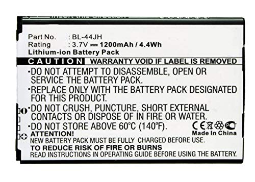 Synergy Digital LG Wine Smart Battery - 1200mAh Li-ion for Extended Use