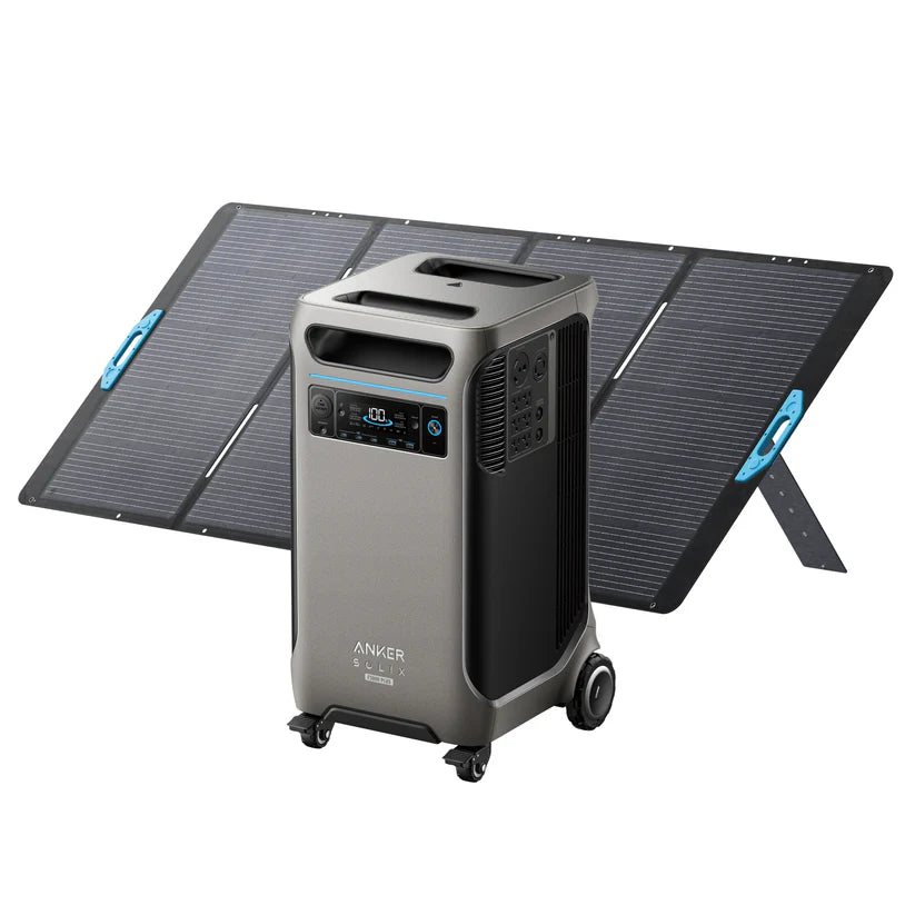 Anker SOLIX F3800 Plus 2000W Portable Power Station with 400W Solar Panel | Solar Generator for Camping, RV, Home Backup & Outdoor Adventures