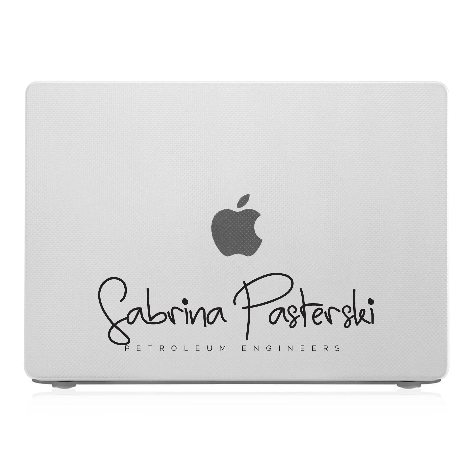 Premium MacBook Case with Custom Name & Occupation Engraving - Durable Protective Cover for MacBook Air/Pro - Perfect for Work, School & Travel