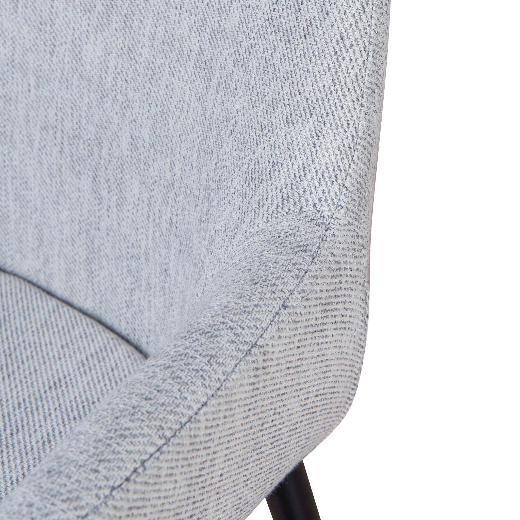 Silver Grey Fabric Dining Chair - Modern & Comfortable for Kitchen, Dining Room, and Home Decor