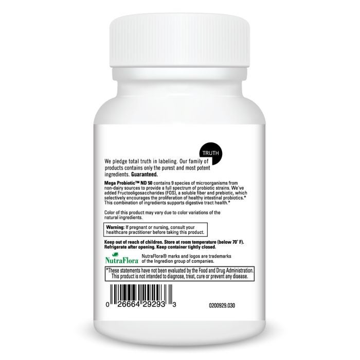 Davinci Labs Mega Probiotic™ ND 50 - 50 Billion CFU Probiotic Supplement for Gut Health & Immune Support - Supports Digestion & Gut Flora Balance - Perfect for Daily Wellness Routine & Travel