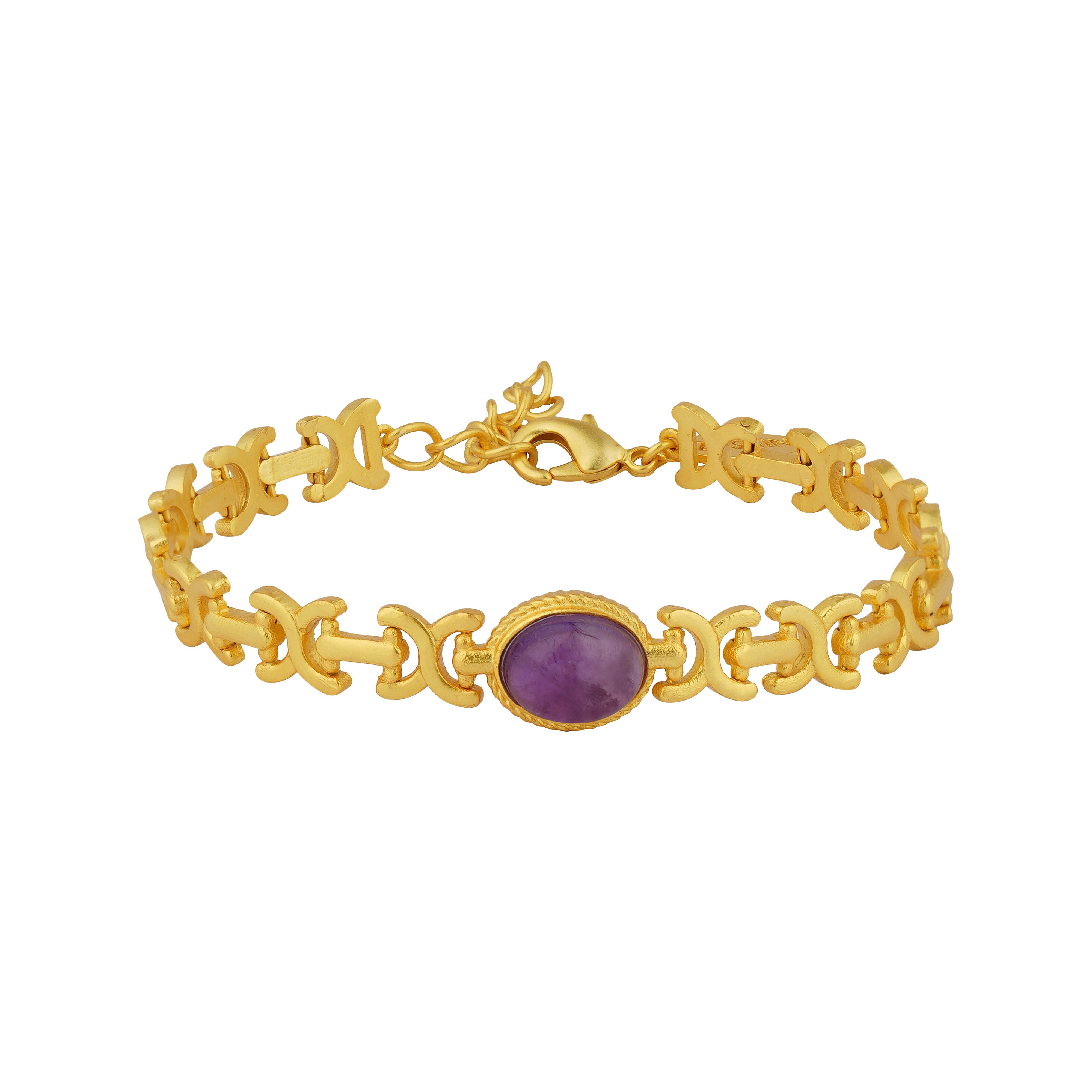 Natural Amethyst Healing Bracelet for Women & Men - Stress Relief, Positive Energy & Wellness - Perfect for Meditation, Yoga & Spiritual Balance
