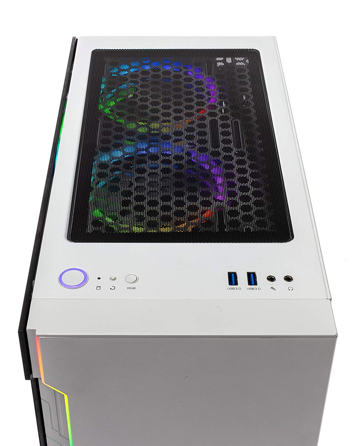 Skytech Archangel Gaming PC Desktop - AMD Ryzen 5 3600 3.6GHz, NVIDIA GTX 1660 Super 6GB, 500GB SSD, 16GB DDR4 3200MHz, RGB Fans, Win 11 Home | High-Performance Gaming Computer for Streaming, Esports & VR Ready