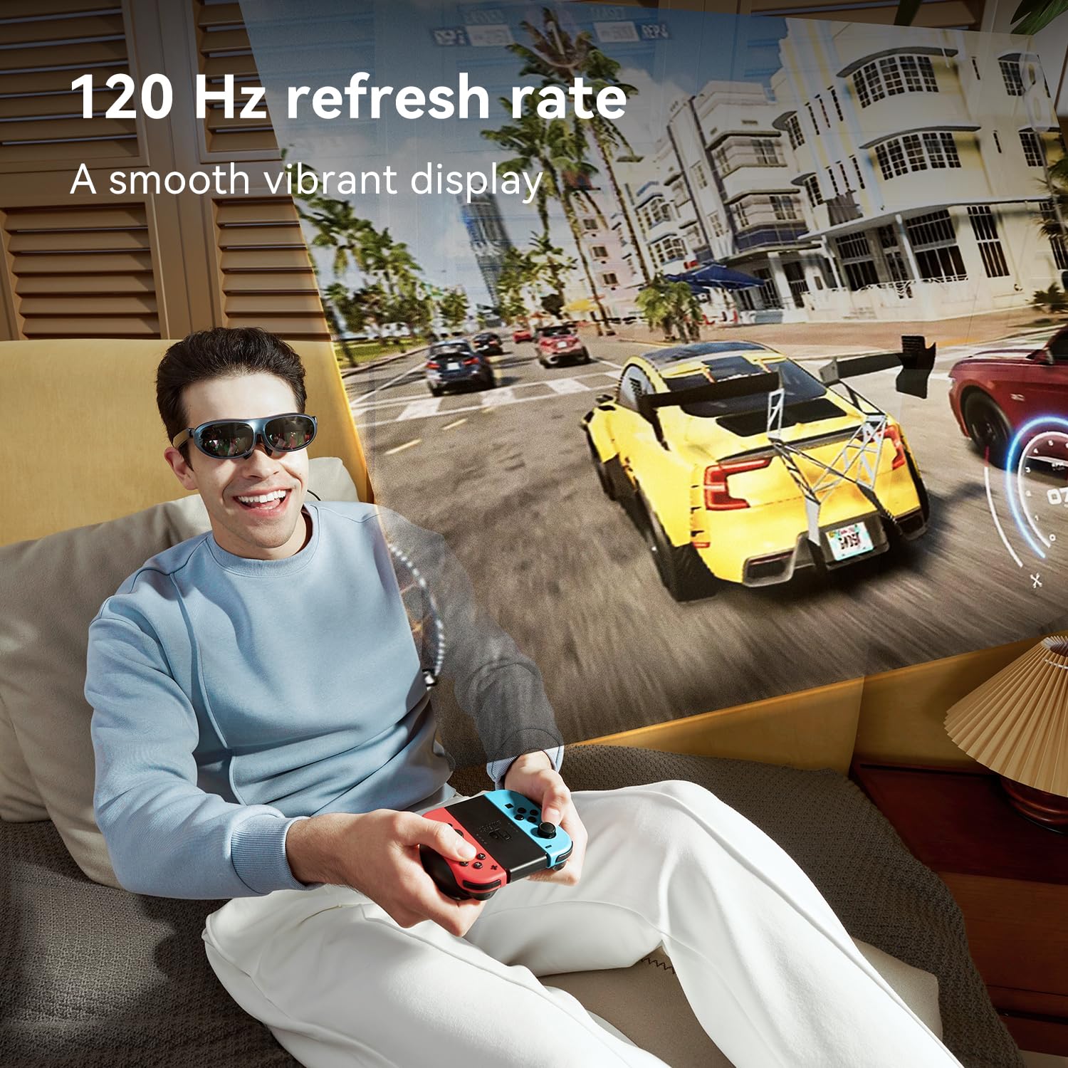 Rokid Max AR Glasses with HDMI - 1080P Augmented Reality Smart Glasses for Android, PC, Tablet & Game Consoles | Portable Wearable Headset for Video Display, Myopia Friendly | Perfect for Gaming, Movies & Remote Work