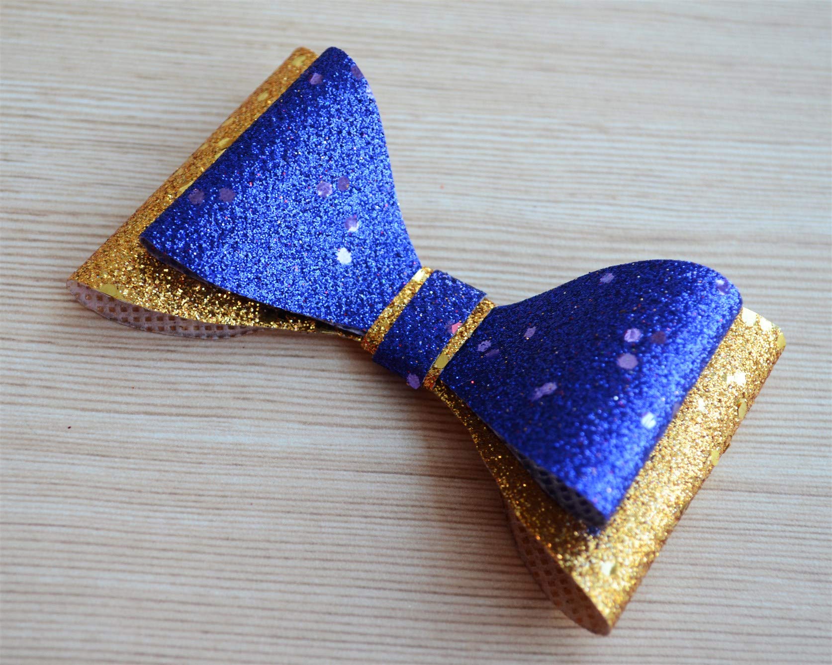 Pretty Ponytails Hair Bow Gift Set - Pink, Blue & Gold Hair Accessories for Girls | Perfect for School, Parties & Special Occasions | Must-Have Hair Bows