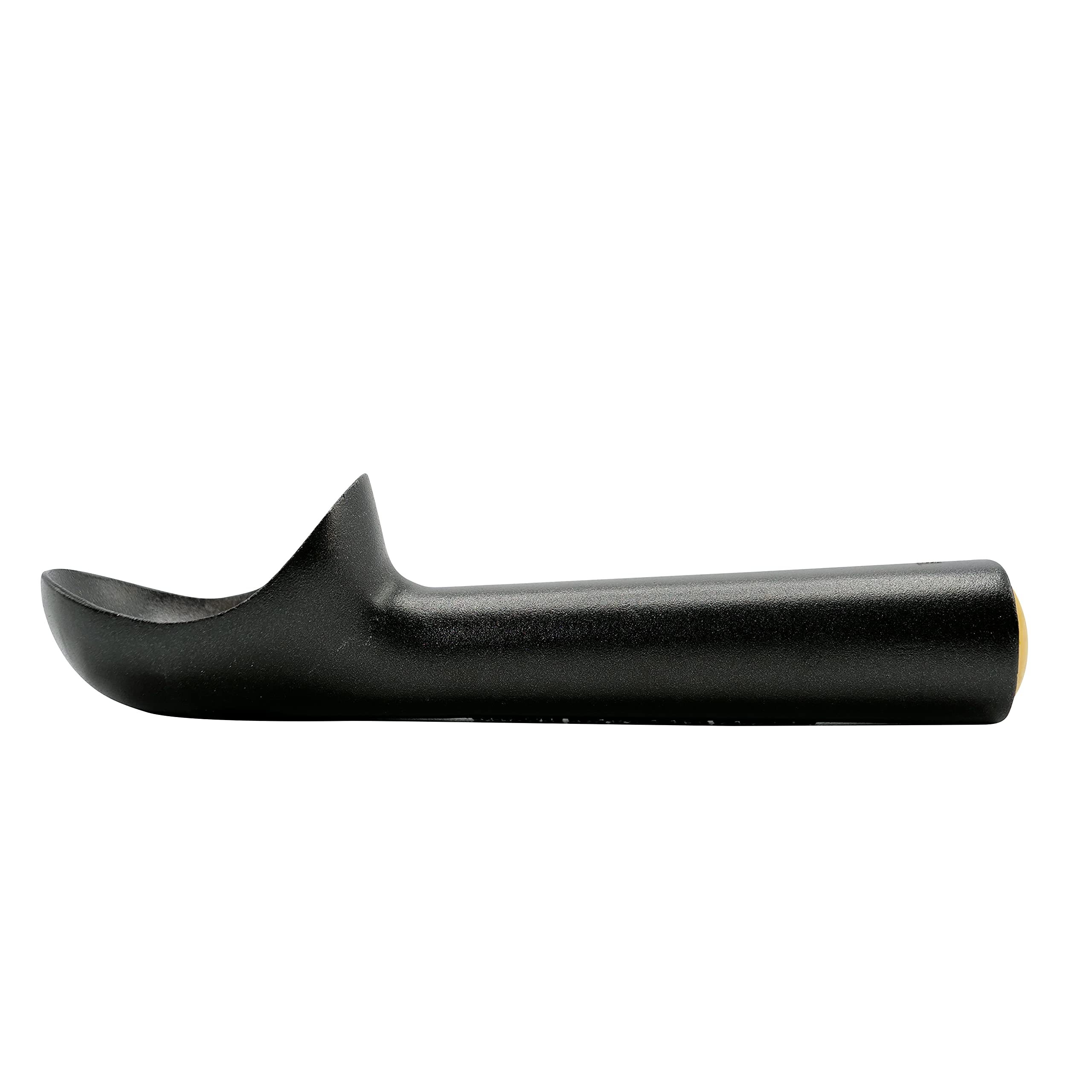 Premium Black Ice Cream Scoop - Anti-Freeze, Nonstick & Self-Defrosting Aluminum Scooper for Gelato, Sorbet, Cookie Dough - 7 Inch Ergonomic Design - Perfect for Home Kitchens, Ice Cream Shops & Dessert Catering