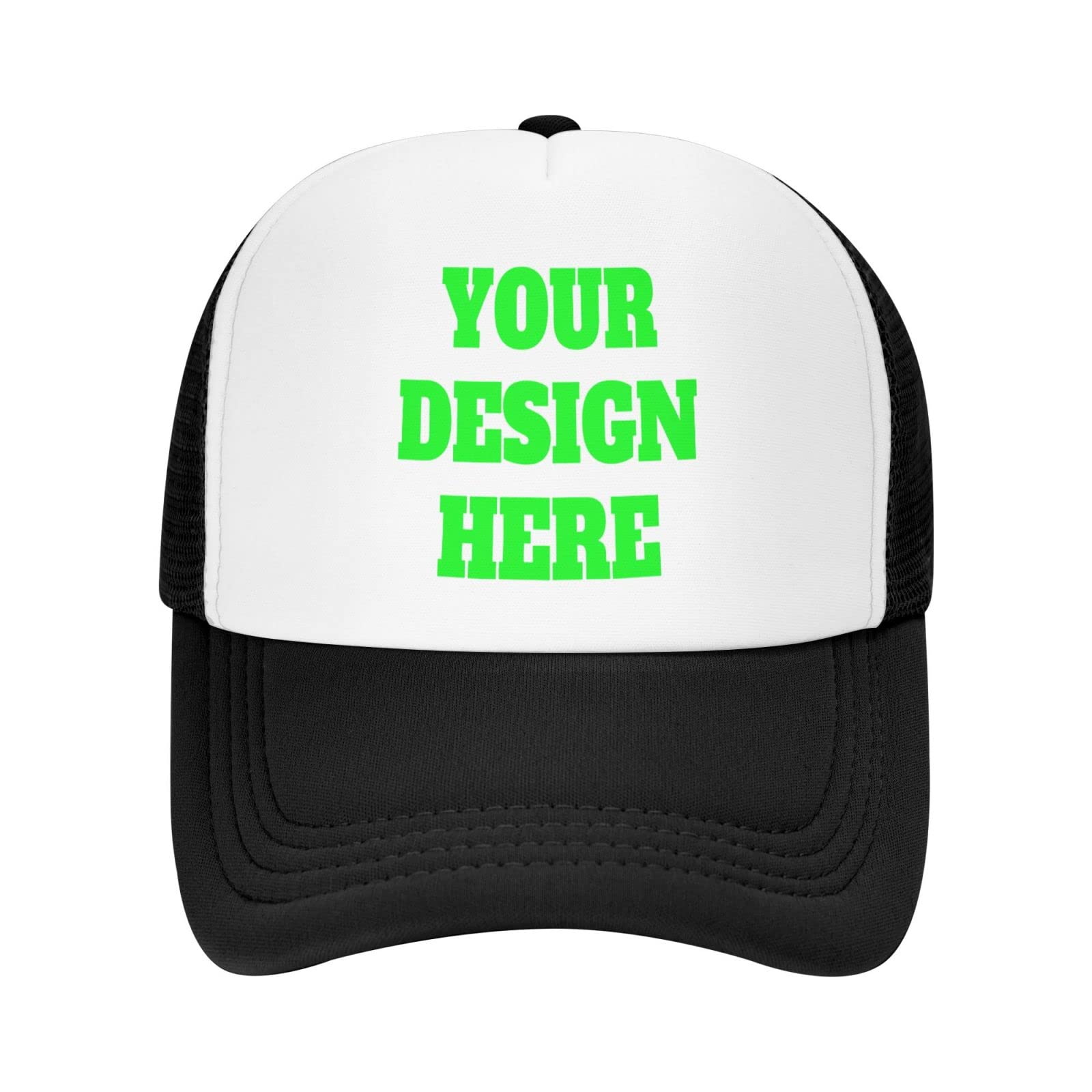 Custom Personalized Baseball Cap with Name, Logo & Text - Add Your Own Design for Parties, Golf & Sports - Unique Embroidered Hat for Men & Women