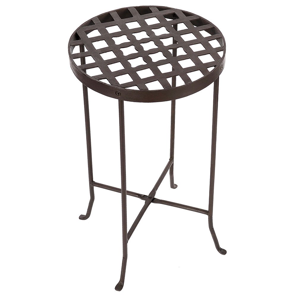 Achla Designs 25-inch Tall Flower Plant Stand - Decorative Indoor Outdoor Garden Plant Holder for Home, Patio, and Balcony Decor