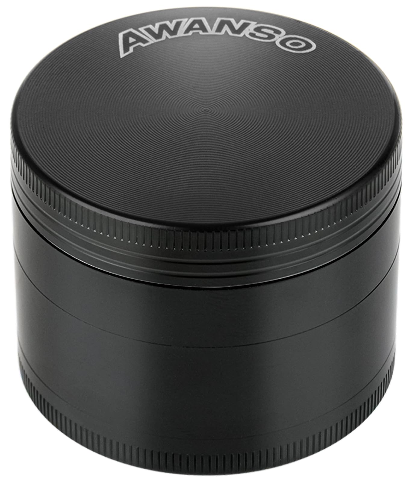 2 Inch Black Herb Grinder - Premium Metal Spice Crusher for Herbs, Spices, and Tobacco - Perfect for Cooking, Baking, and Smoking Accessories
