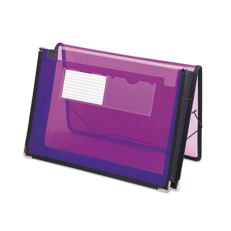 Poly Expanding Wallets - 2 1/4 Inch Expansion, Letter Size Organizer for Business Cards, Receipts & Documents | Perfect for Office, Travel & Everyday Use