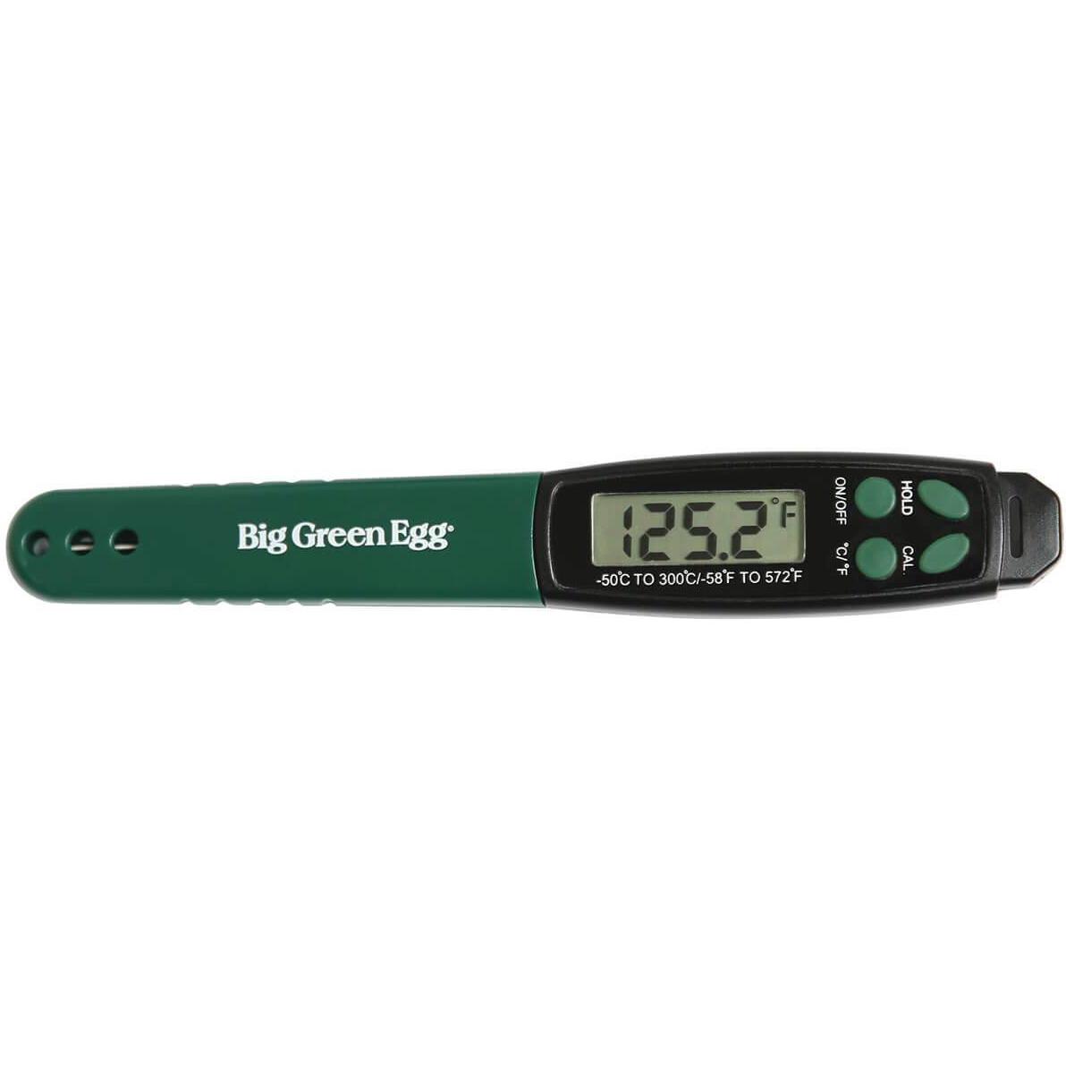 Big Green Egg Quick Read Digital Meat Thermometer for Grilling, Smoking & BBQ - Model 120793 | Instant Read Cooking Thermometer for Indoor & Outdoor Use