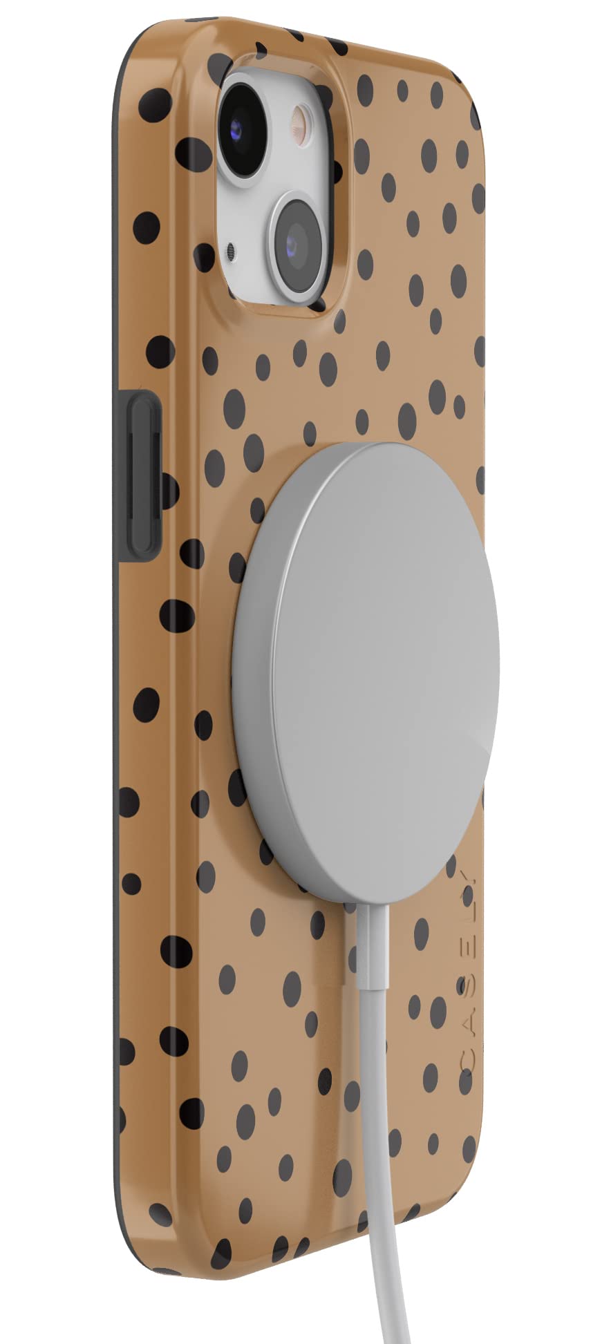 Casely iPhone 13 Case with MagSafe Compatibility - Stylish Dotted Animal Print Protective Cover for iPhone 13 | Perfect for Everyday Use, Work & Travel