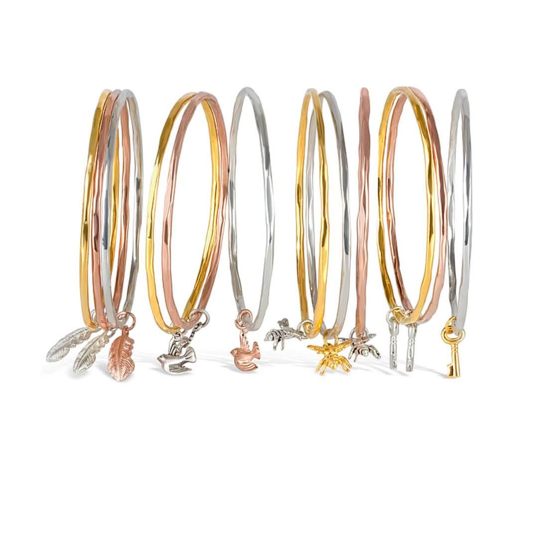 Bee Bangle Bracelet - Elegant Gold & Silver Jewelry for Women - Perfect for Parties, Weddings & Everyday Wear