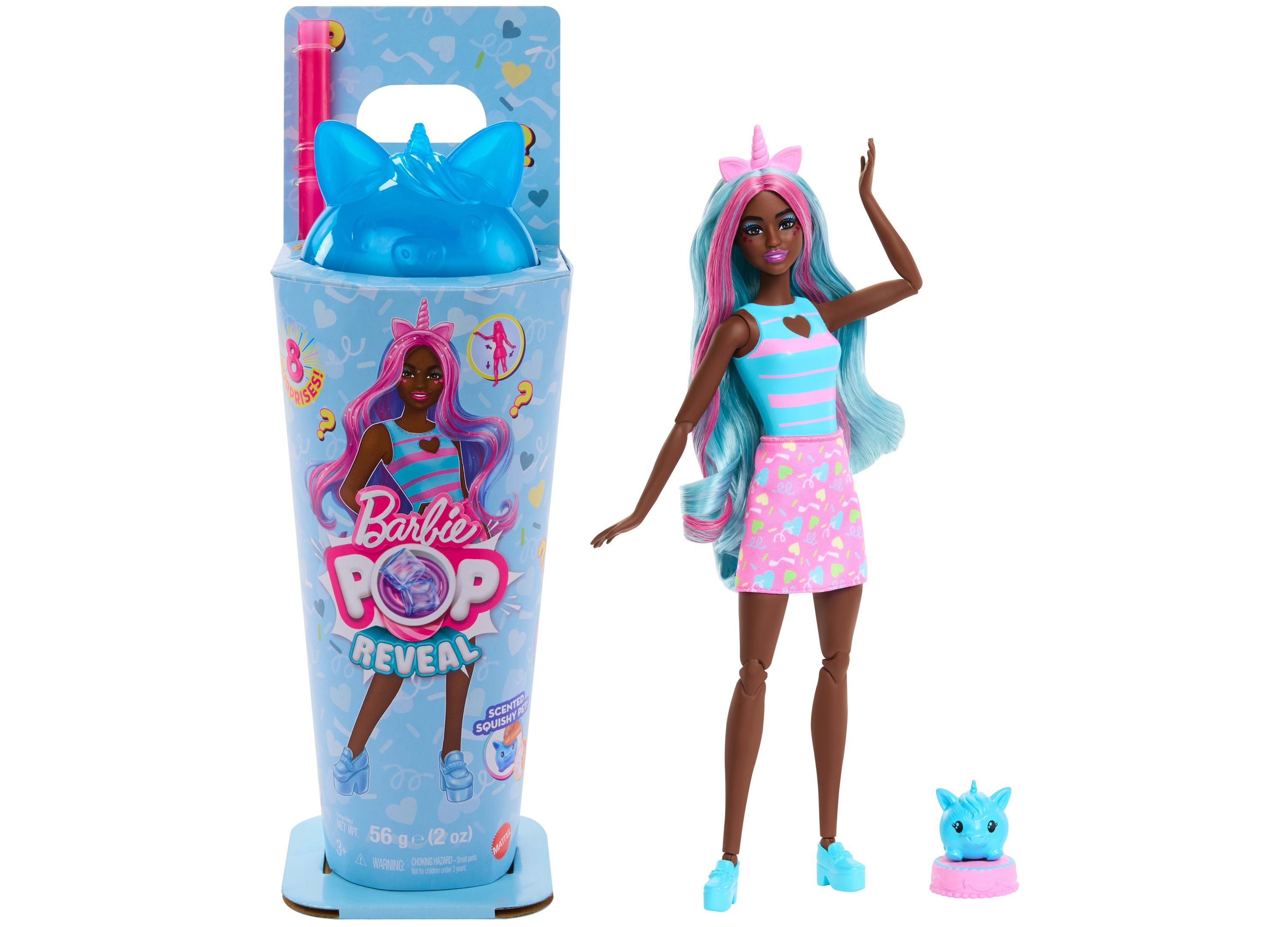 Barbie Pop Reveal Shakes Mystery Doll - Surprise Toy for Kids, Collectible Fashion Doll with Accessories - Perfect for Birthday Gifts & Playtime Fun