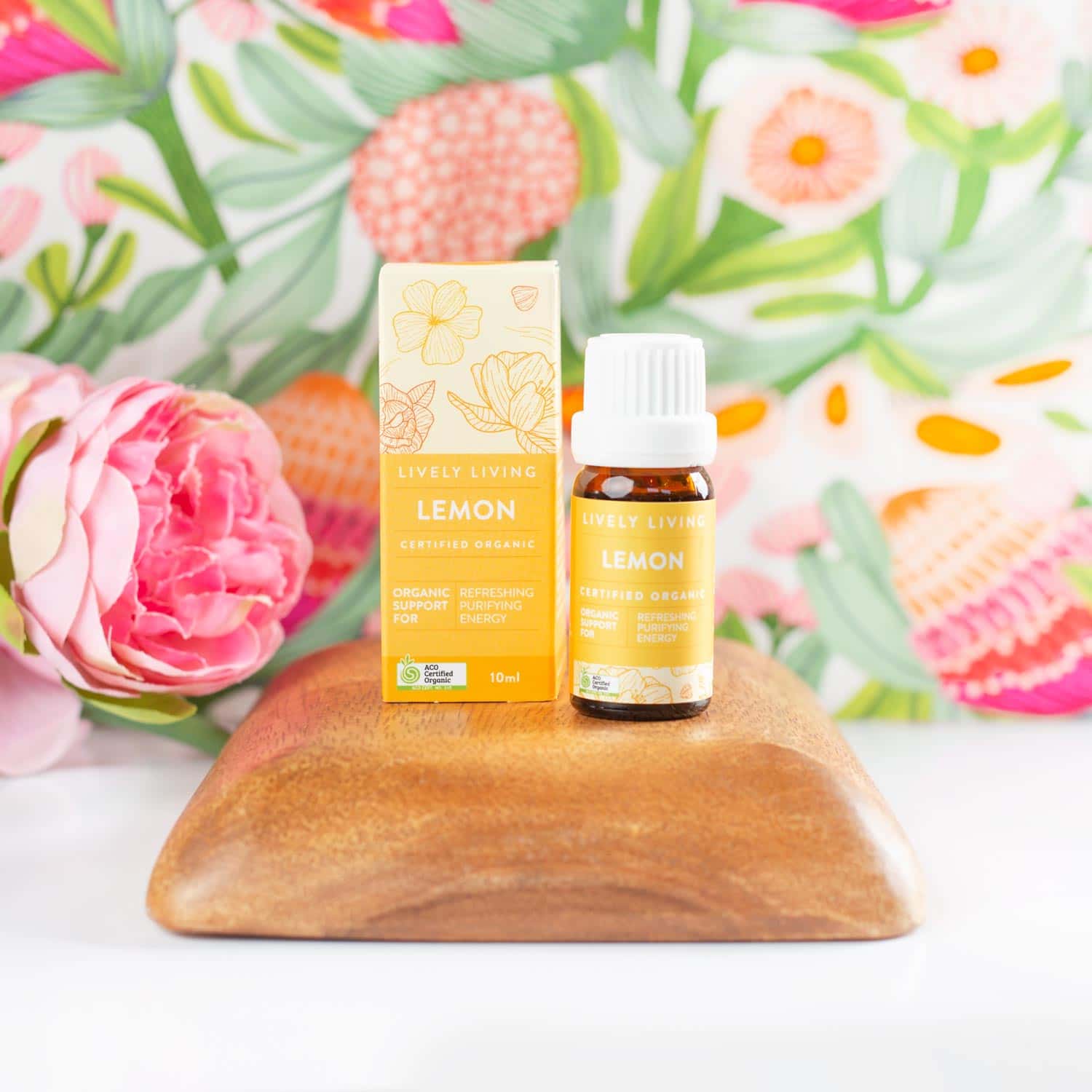 Pure Organic Lemon Essential Oil 10ml - 100% Natural Cold Pressed for Aromatherapy, DIY Skincare & Home Cleaning - Boost Mood & Freshen Air