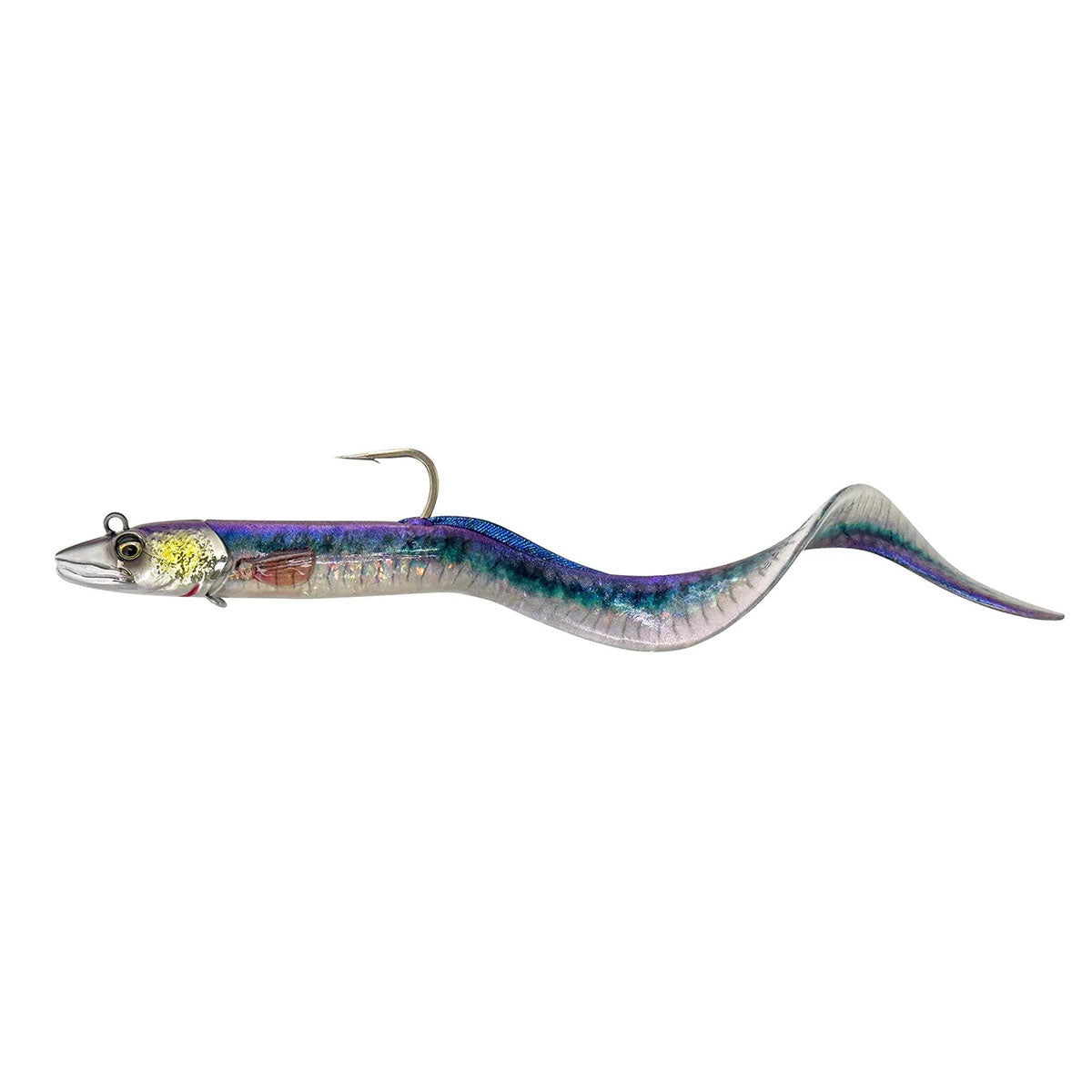 Savage Gear Conger Eel Fishing Lures - Realistic Soft Plastic Eel Bait for Saltwater & Freshwater Fishing - Perfect for Bass, Pike, and Muskie Fishing Adventures