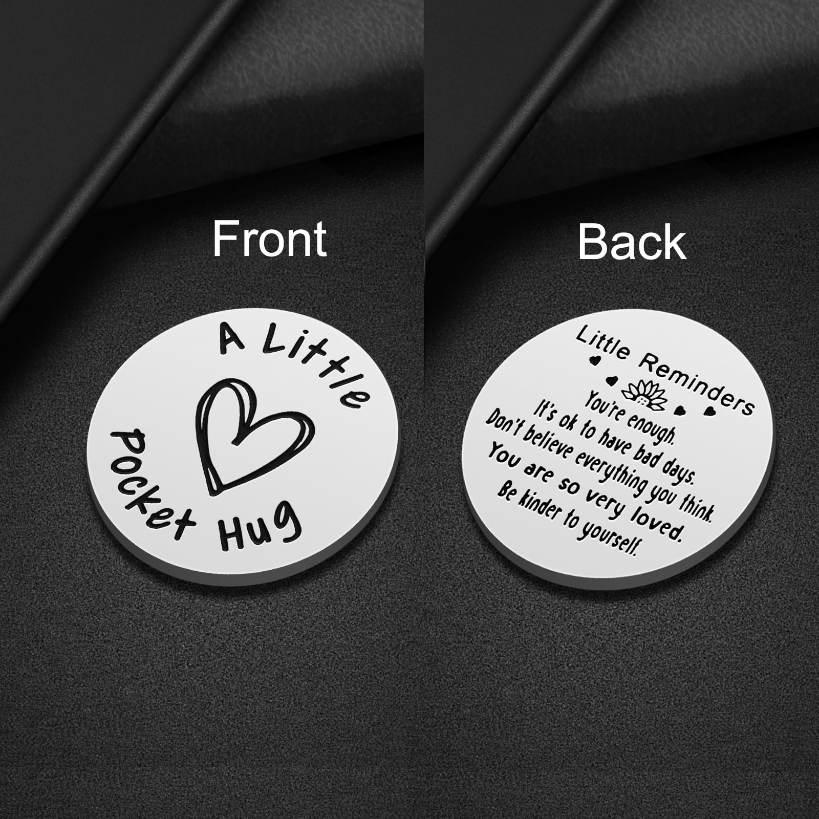 iJuqi Inspirational Keychain for Women - Self Care Mental Health Gift, Motivational Little Reminders for Christmas & Birthday (Perfect for Nurses, Therapists, Friends & Daily Encouragement)
