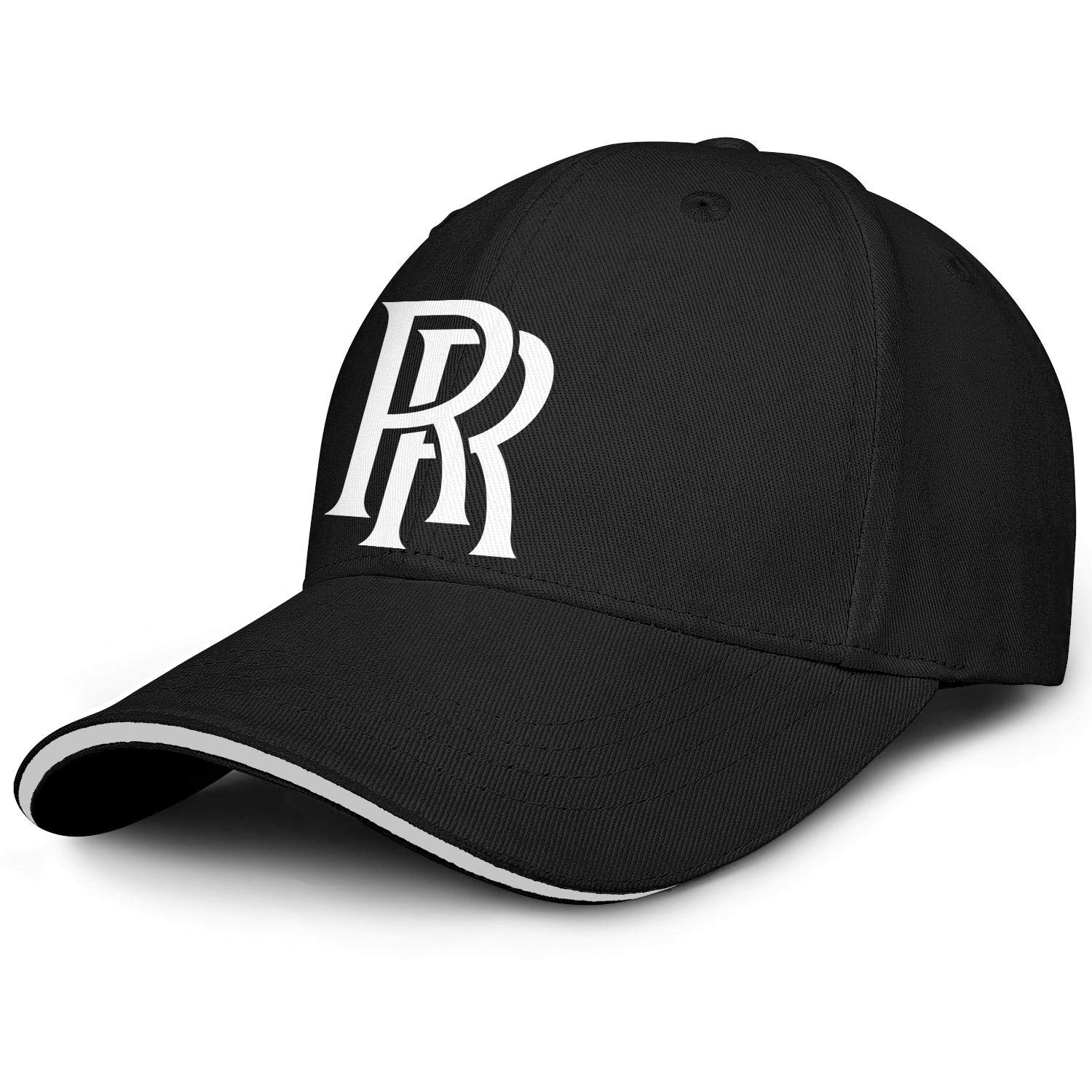 Rolls-Royce Logo Golf Hat for Men & Women - Adjustable Snapback Sandwich Cap for Outdoor Sports, Golfing, and Casual Wear
