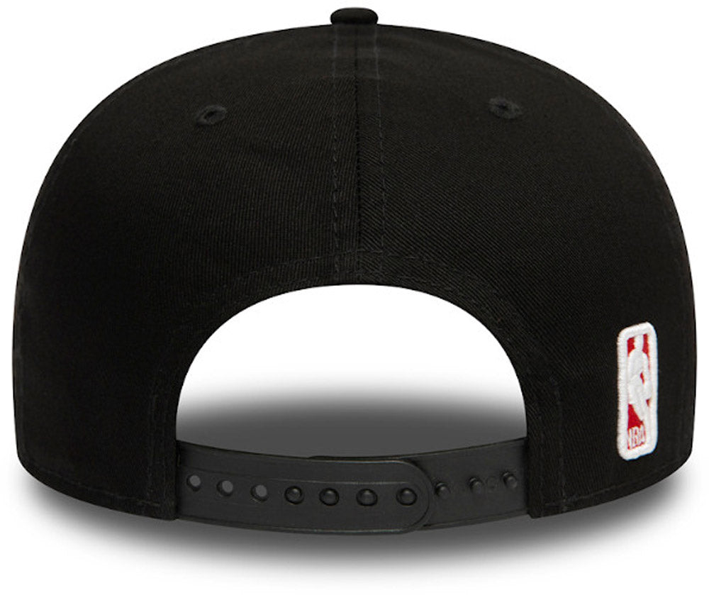 Chicago Bulls New Era 9Fifty NBA Team Black Snapback Hat - Official NBA Licensed Adjustable Baseball Cap for Men & Women - Perfect for Basketball Games, Streetwear Fashion & Sports Fans