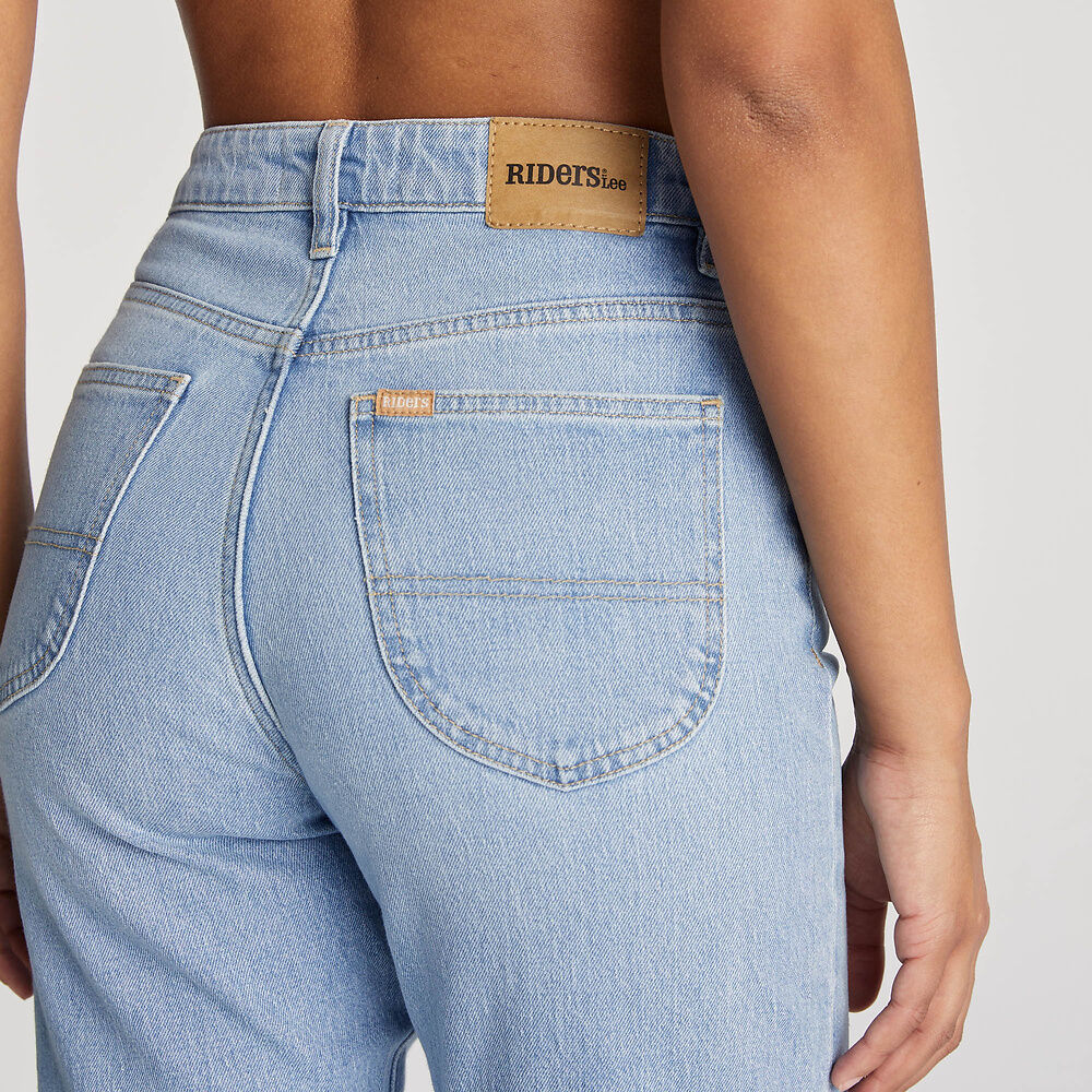 Petite Hi Straight Jeans for Women | Blue Star Wash | Slim Fit Denim Pants | Perfect for Casual Wear & Everyday Outfits