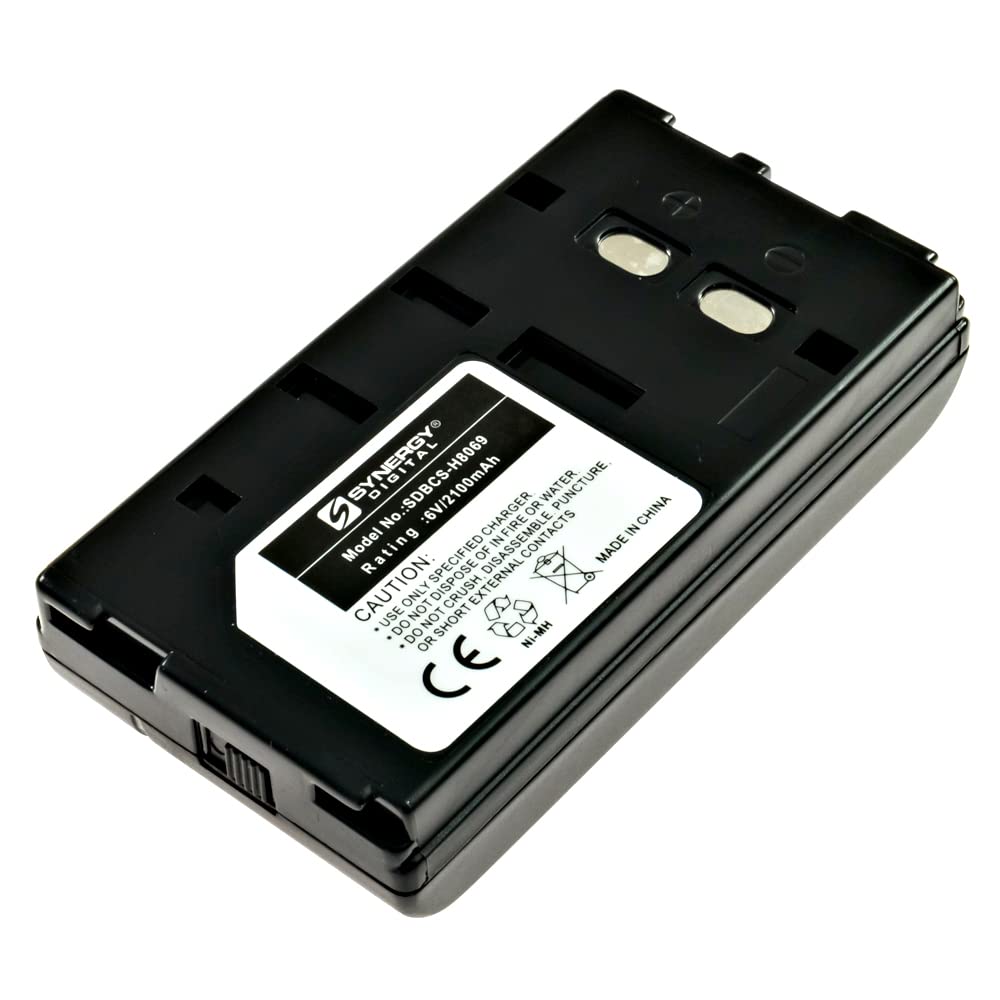 Synergy Digital Camera Battery - 2100mAh Ni-MH 6V Replacement for Samsung NBE60 & AKAI Batteries | High Capacity Power for Photography, Travel & Outdoor Shooting