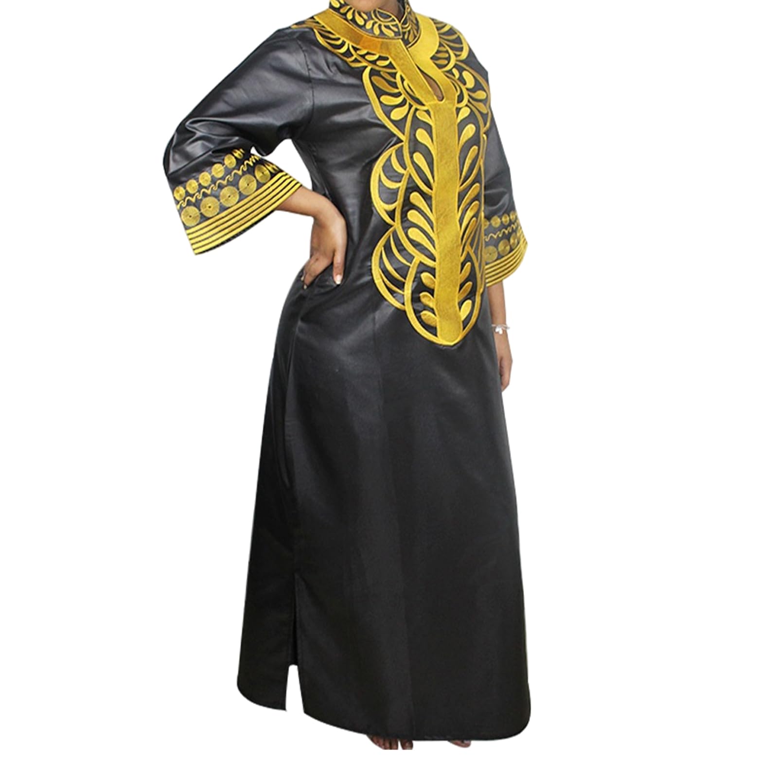 Elegant African Dresses for Women & Plus Size African Dresses for Girls - Traditional African Wedding Party Attire Without Head Wraps | Perfect for Cultural Celebrations, Bridal Showers & Special Occasions