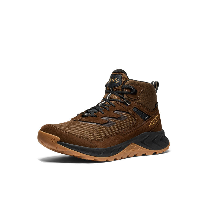 Men's HighTrail Waterproof Hiking Boots - Dark Earth/Oak Buff | Lightweight & Durable for Outdoor Adventures, Trail Running & Camping