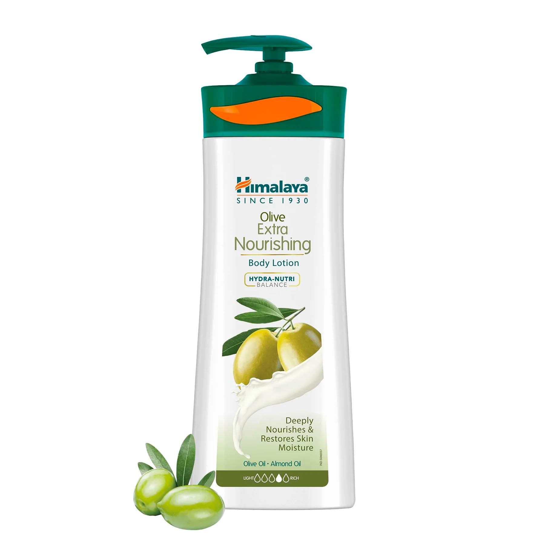 Himalaya Olive Extra Nourishing Body Lotion 400ml - Deep Moisturizing Dry Skin Care for Women & Men - Perfect for Daily Hydration & After Shower Use