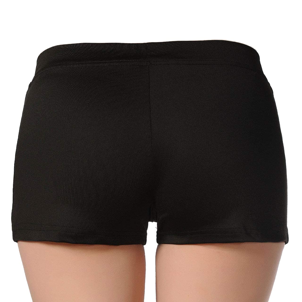 ALLNOWA Women's Low Rise Spandex Boy Cut Shorts - Stretchy Active Dance Shorts for Yoga, Workout & Fitness | Perfect for Dance Classes, Gym Sessions & Casual Wear