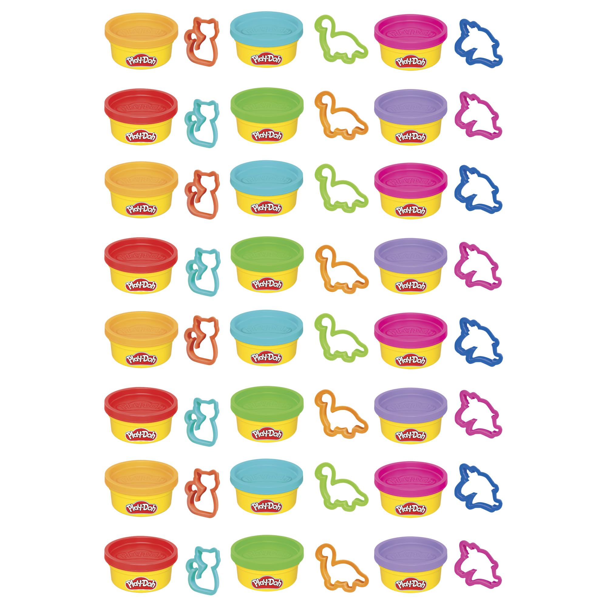Play-Doh Party Favor Pack - Bulk 24 Pack of Non-Toxic Modeling Compound with Fun Cutters | Perfect for Kids Birthday Parties, Classroom Rewards & Goodie Bag Fillers | Safe Creative Play for Children Ages 3+ (Amazon Exclusive)
