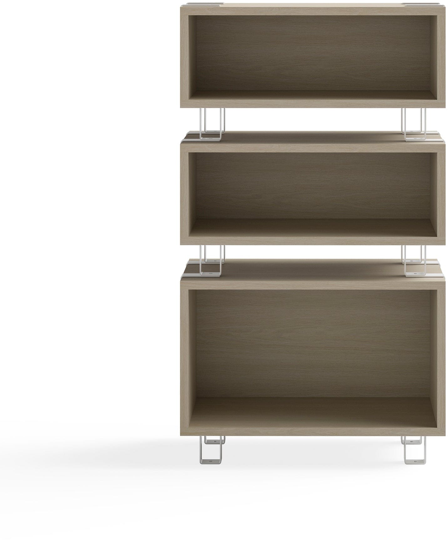 Safco Ready™ Home Office Stackable Storage Organizer - 12.25 Inch Height (5510WHNA) - Perfect for Desk Organization & Small Space Storage Solutions