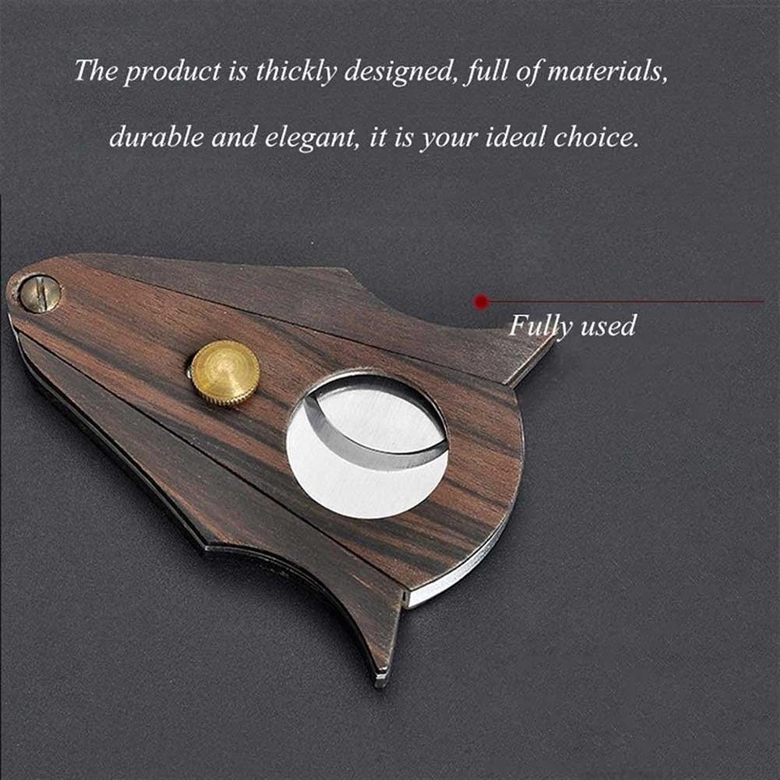 Premium Stainless Steel Cigar Cutter - Double Blade Guillotine Design for Smooth Cuts | Portable & Durable | Perfect Gift for Friends, Relatives & Colleagues | Ideal for Home, Office, Travel & Outdoor Smoking Enjoyment