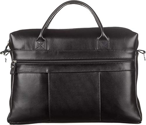 Premium Leather Messenger Bag for Laptop - Stylish Computer Briefcase & Satchel Bag for Work, Travel, and Daily Commute