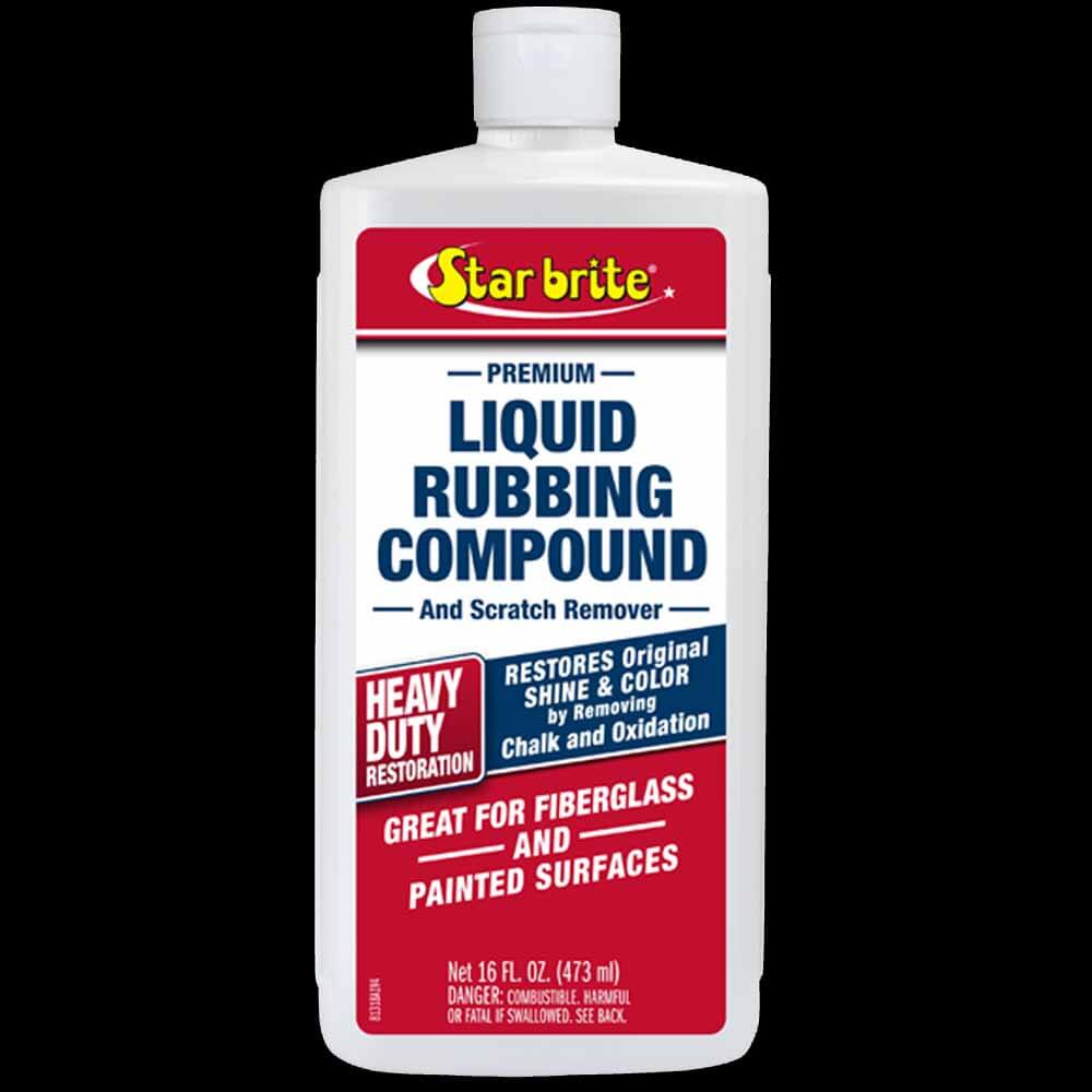 Starbrite Liquid Rubbing Compound for Heavy Oxidation Removal - Car, Boat & RV Paint Restoration - Perfect for Auto Detailing & Marine Surface Repair