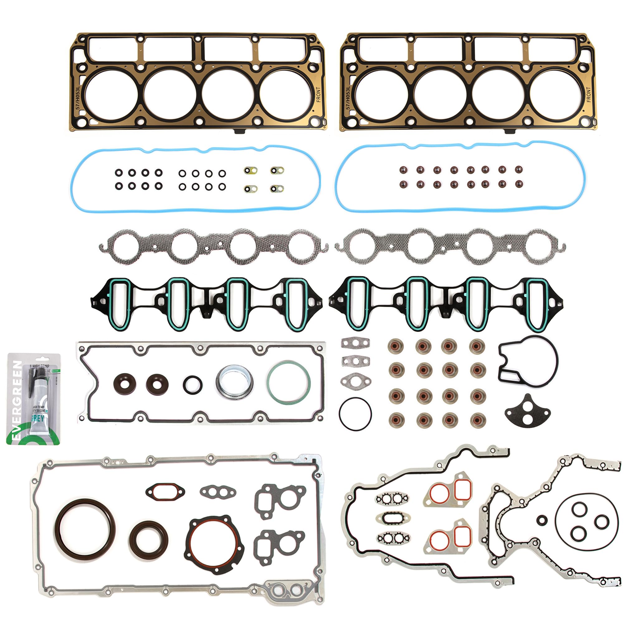 MLS Full Gasket Set Compatible with 1999-2001 Chevrolet GMC Buick Cadillac 4.8L & 5.3L V8 Engines - Perfect for Engine Rebuilds & Head Gasket Replacement