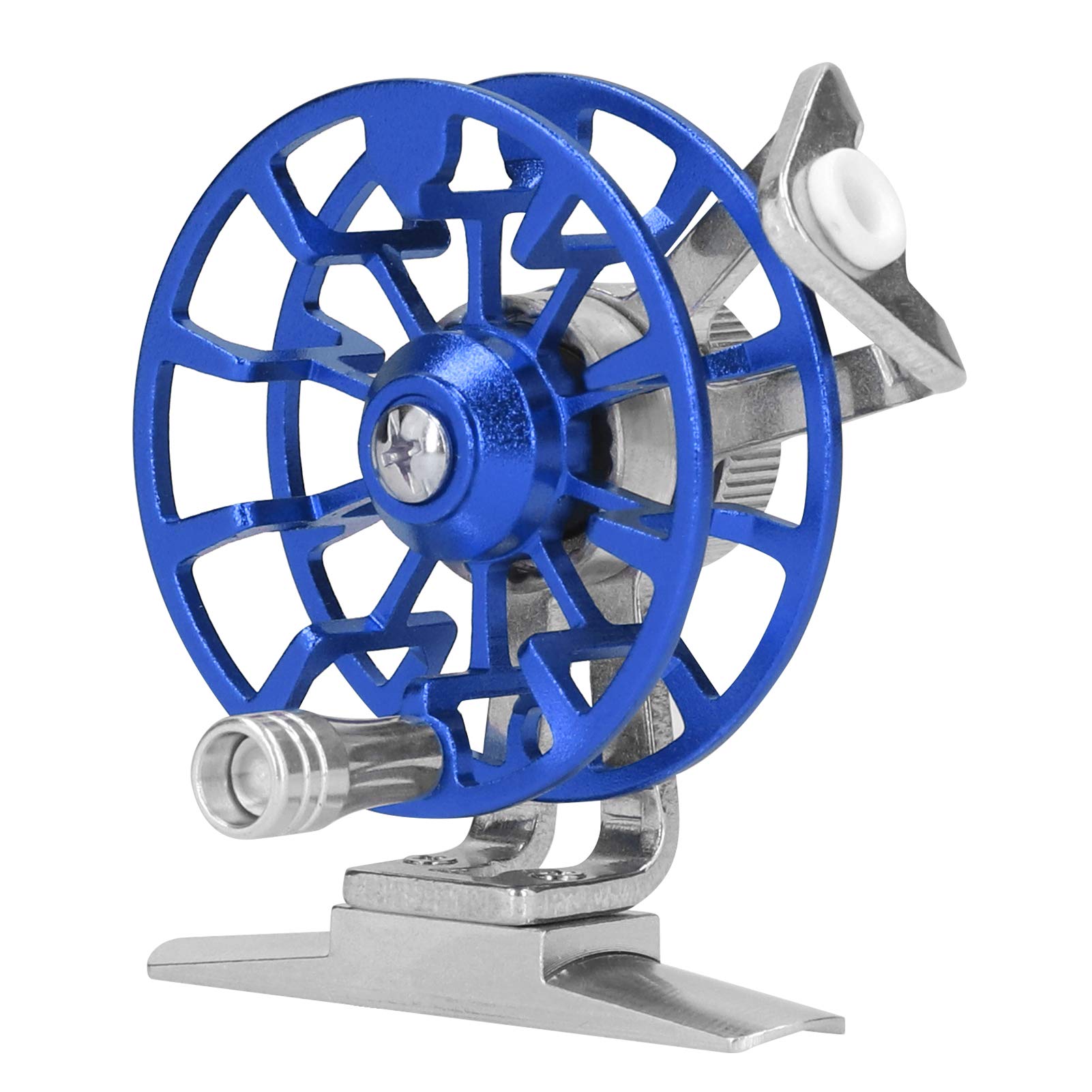 Right Handed Fishing Raft Wheel - Portable Ice Fishing Reel with Lightweight Design for Winter Angling | Perfect for Ice Fishing, Kayak Fishing & Outdoor Adventures